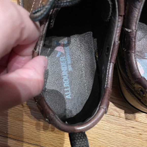 NWOT Allrounder Leather Tie Shock Absorbent Suspersion System Lace Walk Tomboy - Picture 5 of 12